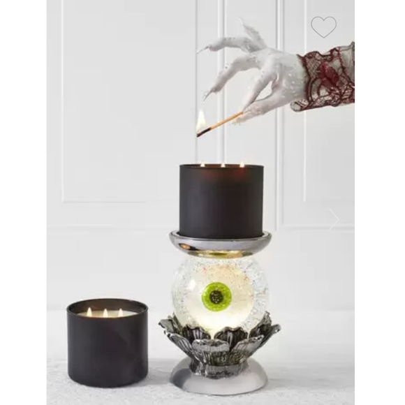 Bath & Body Works Other - WATER GLOBE EYE PEDESTAL 3-WICK CANDLE HOLDER BY BATH AND BODY WORKS